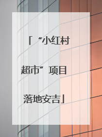 “小红村超市”项目落地安吉