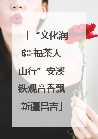 “文化润疆·福茶天山行”安溪铁观音香飘新疆昌吉