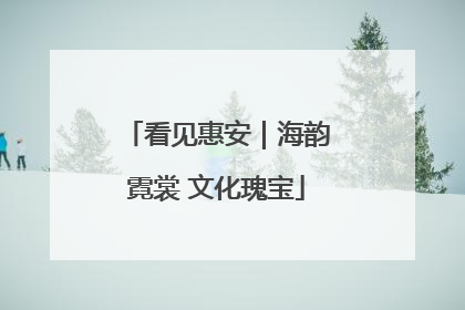 看见惠安｜海韵霓裳 文化瑰宝