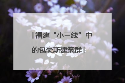 福建“小三线”中的包豪斯建筑群
