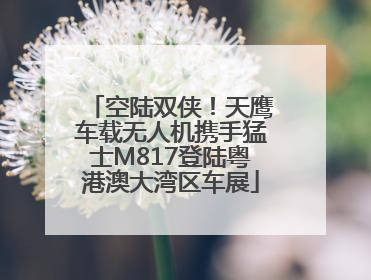 空陆双侠！天鹰车载无人机携手猛士M817登陆粤港澳大湾区车展