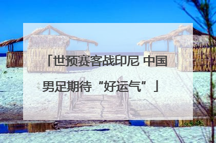 世预赛客战印尼 中国男足期待“好运气”