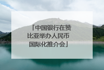 中国银行在赞比亚举办人民币国际化推介会