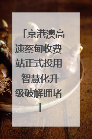 京港澳高速蔡甸收费站正式投用 智慧化升级破解拥堵