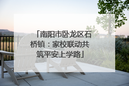 南阳市卧龙区石桥镇：家校联动共筑平安上学路
