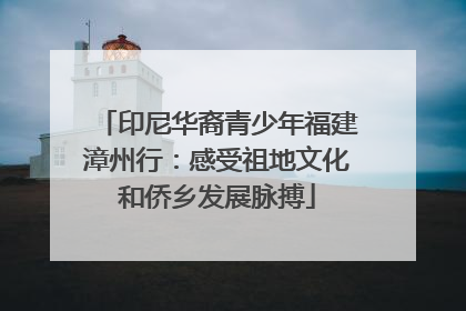 印尼华裔青少年福建漳州行：感受祖地文化和侨乡发展脉搏