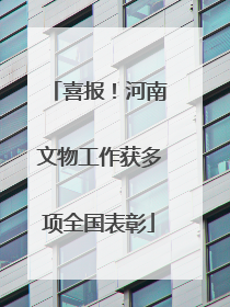 喜报！河南文物工作获多项全国表彰