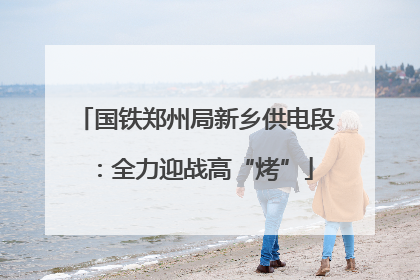 国铁郑州局新乡供电段：全力迎战高“烤”