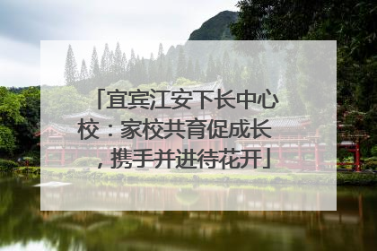 宜宾江安下长中心校：家校共育促成长，携手并进待花开