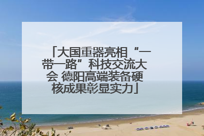大国重器亮相“一带一路”科技交流大会 德阳高端装备硬核成果彰显实力