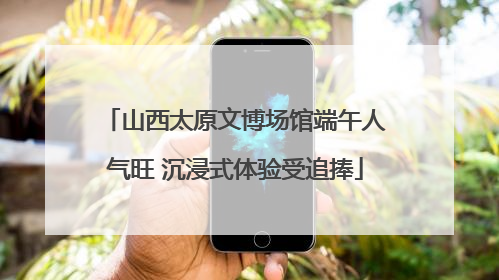 山西太原文博场馆端午人气旺 沉浸式体验受追捧