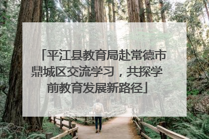 平江县教育局赴常德市鼎城区交流学习，共探学前教育发展新路径