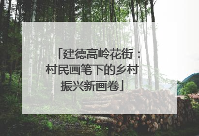 建德高岭花街：村民画笔下的乡村振兴新画卷