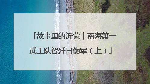故事里的沂蒙｜南海第一武工队智歼日伪军（上）