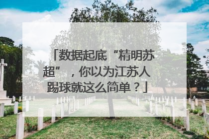 数据起底“精明苏超”，你以为江苏人踢球就这么简单？