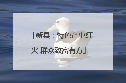 新县：特色产业红火 群众致富有方