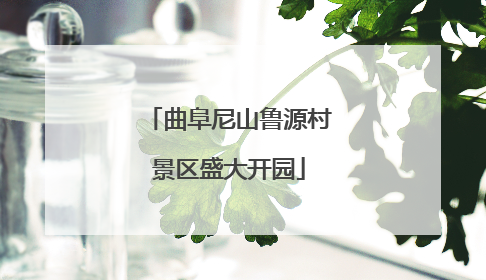 曲阜尼山鲁源村景区盛大开园