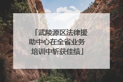 武陵源区法律援助中心在全省业务培训中斩获佳绩