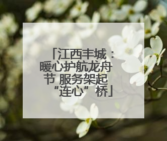 江西丰城：暖心护航龙舟节 服务架起“连心”桥