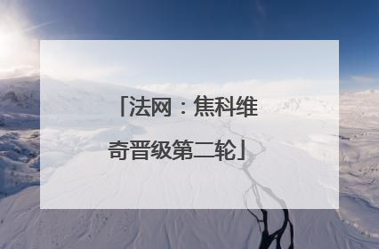 法网：焦科维奇晋级第二轮