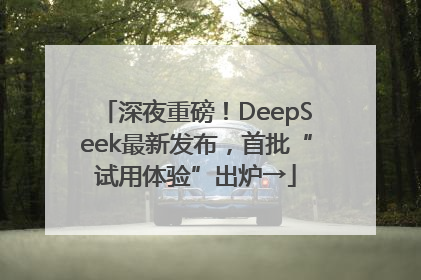 深夜重磅！DeepSeek最新发布，首批“试用体验”出炉→