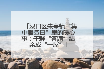 渌口区朱亭镇“集中服务日”里的暖心事：干群“答题”结亲成“一屋”