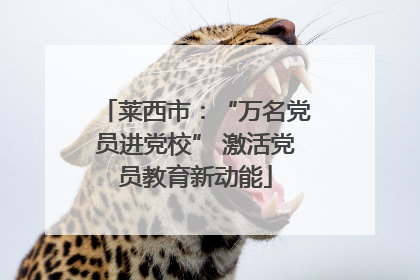 莱西市：“万名党员进党校” 激活党员教育新动能