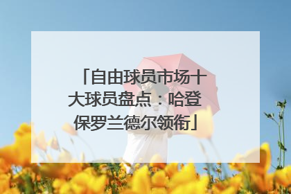 自由球员市场十大球员盘点：哈登保罗兰德尔领衔