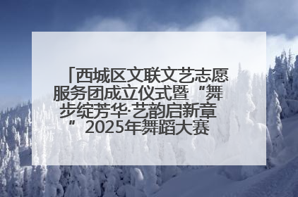 西城区文联文艺志愿服务团成立仪式暨“舞步绽芳华·艺韵启新章”2025年舞蹈大赛展演圆满举办