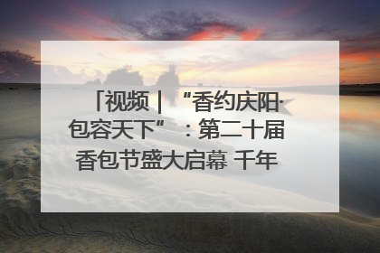 视频｜“香约庆阳·包容天下”：第二十届香包节盛大启幕 千年非遗香飘世界