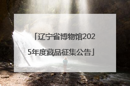 辽宁省博物馆2025年度藏品征集公告