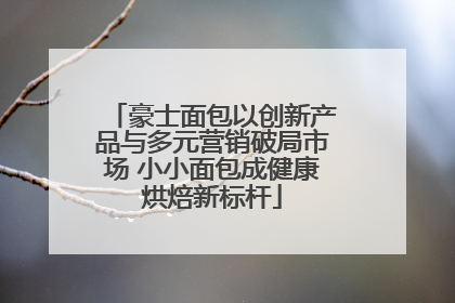 豪士面包以创新产品与多元营销破局市场 小小面包成健康烘焙新标杆