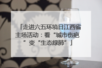 走进六五环境日江西省主场活动：看“城市伤疤”变“生态绿肺”