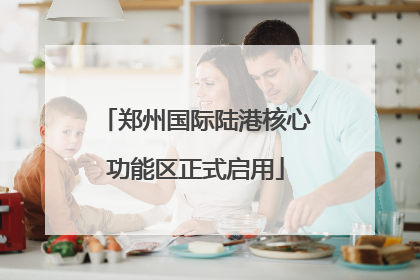 郑州国际陆港核心功能区正式启用