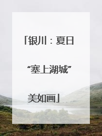 银川：夏日“塞上湖城”美如画