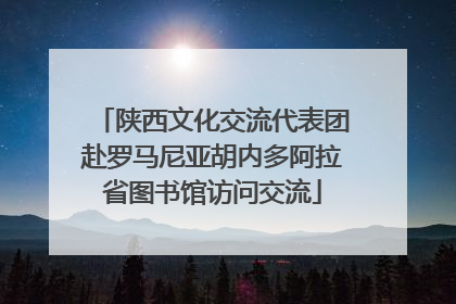 陕西文化交流代表团赴罗马尼亚胡内多阿拉省图书馆访问交流