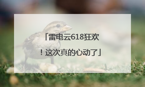 雷电云618狂欢！这次真的心动了