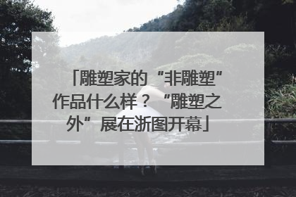 雕塑家的“非雕塑”作品什么样？“雕塑之外”展在浙图开幕