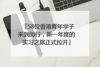58位香港青年学子来到闵行，新一年度的实习之旅正式拉开